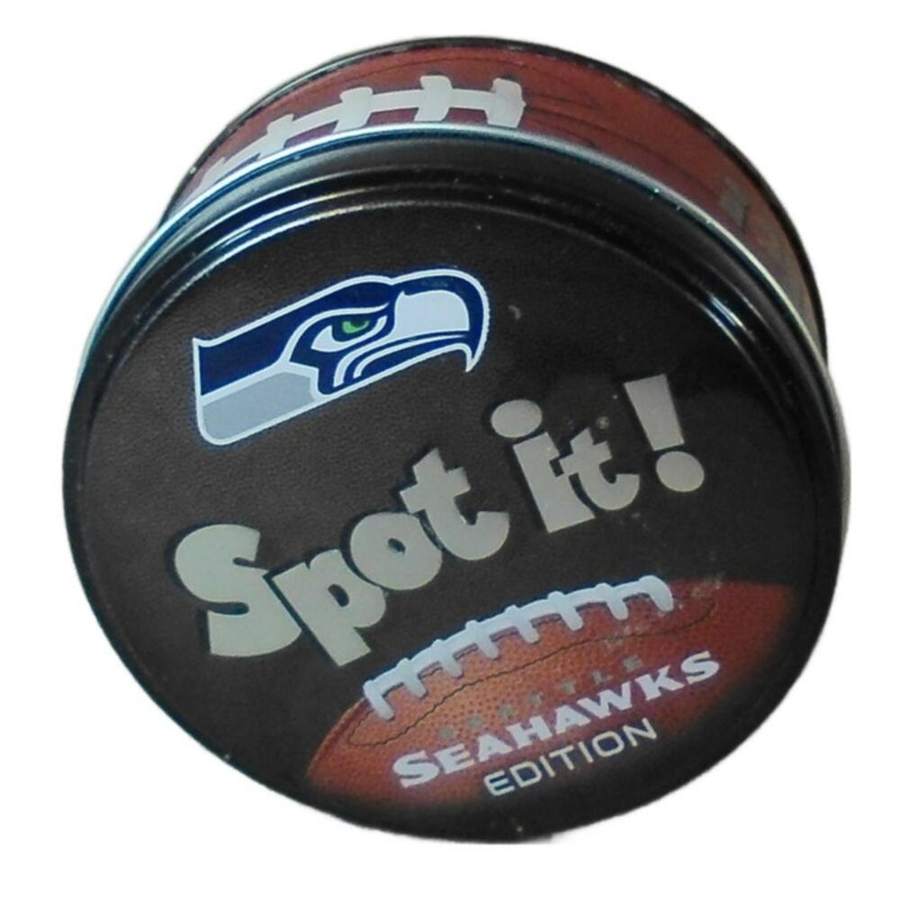 2016 Spot It! Seattle Seahawks NFL Edition Complete Game Football Super Bowl LX